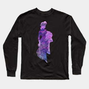 Woman in purple Long Sleeve T-Shirt